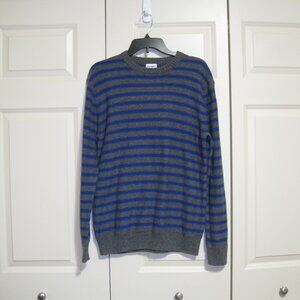 Old Navy striped crew neck sweater sz L men's